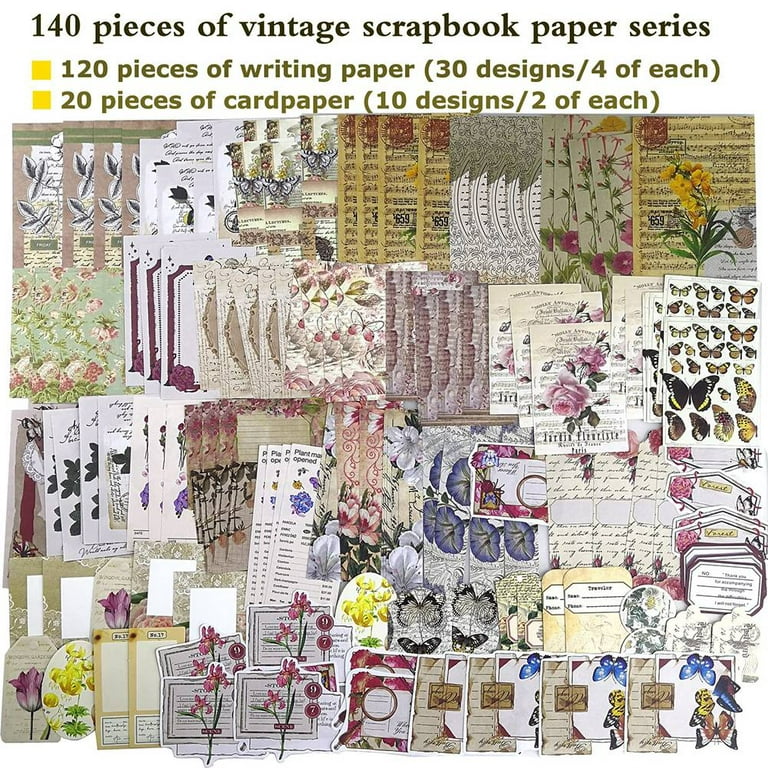 260pc Vintage Scrapbook Supplies Aesthetic Scrapbook Stickers For  Journaling,gift Wrapping Cottage
