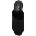 thumbnail image 5 of Journee Womens Adelaide Peep Toe Slip On Block Heel Sandals, Widths Available, 5 of 10