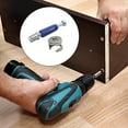 thumbnail image 2 of 100Pcs Cabinet Lock and Screws for Furniture Assembly Eccentric Wheel and Wood Dowels for Cabinets and Drawers, 2 of 16