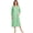 Green, variant on Robes for Women, AMITOFO Women's Floral Zip-Up Robe with Pockets, Lightweight Summer V-Neck 3/4 Sleeve Long Housecoat Bathrobe for Women, Light blue M
