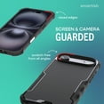 thumbnail image 6 of Smartish® iPhone 17 Air MagSafe Case - Gripzilla Protective Magnetic Case [Rugged + Tough] Heavy Duty Grip Armored Cover w/ Drop Tested Protection for Apple iPhone 17 Air - Black Tie Affair, 6 of 9