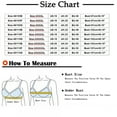thumbnail image 4 of Yyeselk Women's Front Closure Daily Bra Push Up Bras No Underwire High Support Bra Front Snaps Full Coverage Bras Beige 46G, 4 of 9