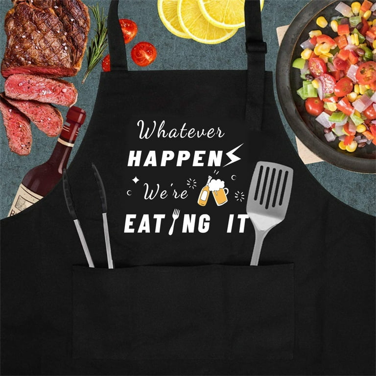 Funny for Men Kitchen Aprons, Women With 3 Pockets-birthday Gifts for Mom,  Wife, Friend, Dad, Husband BBQ Kitchen Cooking Baking Chef Apron 