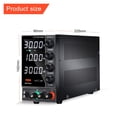 thumbnail image 5 of DC Power Supply Adjustable 4 Digit Lab Bench Power Source 30V 10A 60V 5A AC Switching Stabilized Power Supply ,Voltage Consistency, 5 of 7