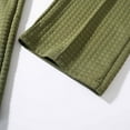 thumbnail image 6 of Yusimy Men's Solid Color 2-Piece Waffle Knit Athletic Set Stand-Up Collar Quarter-Zip Pocket Elastic Waist Drawstring Pants Casual, 6 of 9