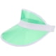 thumbnail image 1 of KAKOWELY Sombrero con visera de colores, sombrero decorativo para exteriores, sombrero con visera de ala ancha, sombrero de plástico para el sol., 1 of 4
