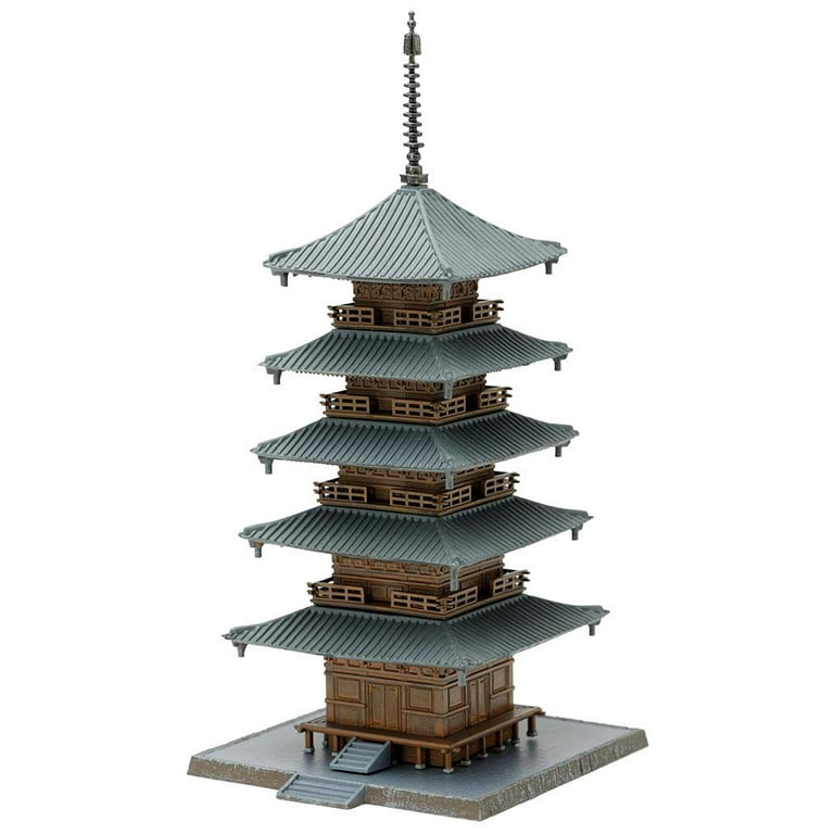 Building Collection Kenkore 030-4 Temple C4 Five-storied Pagoda Diorama  Supplies 