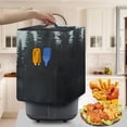 thumbnail image 3 of ZUXONGSY Spooky Ghost Air Fryer Cover Pressure Cooker Dust Cover with Storage Pockets Universal Size Air Fryer Dustproof Rice Cooker Cover Easy to Clean Halloween Decor, 3 of 7