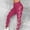 001 Hot Pink, variant on Hvot&aat Game Day Football Leggings for Women Football Season Yoga Pants Tight Peach Hip Stretch Pants