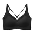 thumbnail image 2 of Xdegoge No Underwire Bras for Women Seamless Push Up Criss Cross Breathable Bralettes Comfort Wireless Full Coverage Everyday Bra, 2 of 5