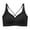 Black, variant on Women's Full Coverage Bras Strappy Crisscross Comfortable Soft Support Everyday Bra Wireless Seamless Buttery Soft V-Neck Bralette Black XXL