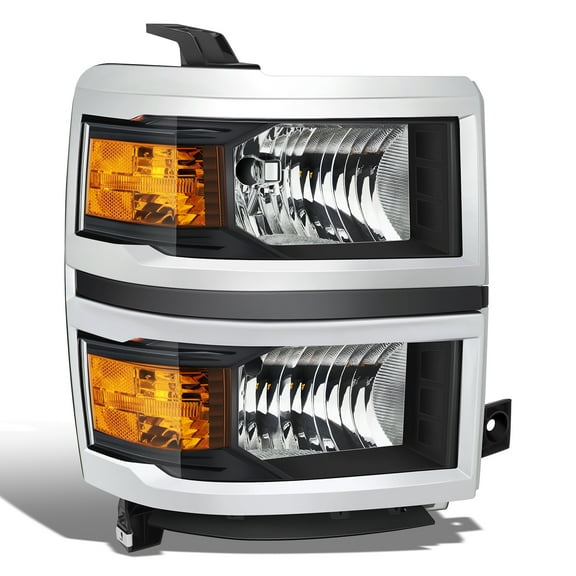 DNA Motoring OEM-HL-0027-R for 2014 to 2015 Chevy Silverado 1500 Truck Factory Style Headlight Laps Assembly Right Passenger Side GM2503410