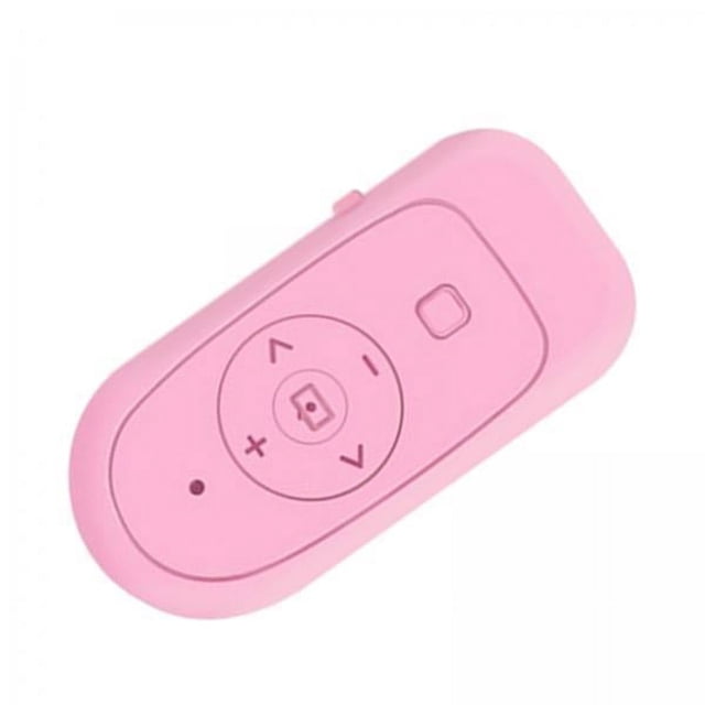 Botón Del Disparador Automático 5x Estilo Compacto Alcance De 10-15 M Para Tomar Fotos Con El Teléfono Rosa