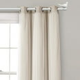 thumbnail image 4 of MERIVILLE 3/4" Diameter Farmhouse Single Window Treatment Curtain Rod, Bird Finials 48"-84", Glossy White, 4 of 5