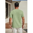 thumbnail image 3 of Men's T Shirts Short Sleeve Classic V Neck T-Shirt Casual Summer Basic Tee Shirt, 3 of 6