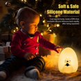 thumbnail image 3 of 2026 Squirrel Kids Night Light, Cute Silicone Baby Night Light with Touch Control, Squishy Portable Rechargeable Led Animal Nusery Lamp for Toddlers R, 3 of 5