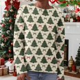 thumbnail image 6 of Christmas Sweaters for Women Fashion Cute Holiday Print Crewneck Pullover Long Sleeve Winter Casual Tops, 6 of 6