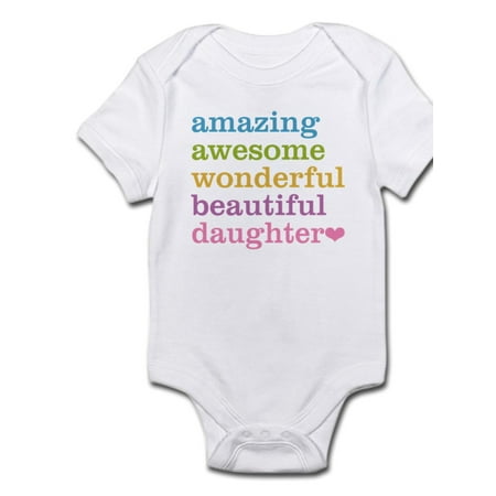 

CafePress - Amazing Daughter Infant Bodysuit - Baby Light Bodysuit