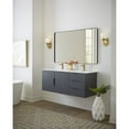 thumbnail image 2 of Lynzie Collection One-Light Brushed Gold Etched Opal Glass Modern Bath Vanity Light, 2 of 12