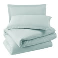 thumbnail image 5 of Virtu 3pc Duvet Cover Set, Luxury Microfiber Duvet twin with 2 Pillow Sham, Light Blue, 5 of 10