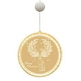 thumbnail image 1 of 3D Hanging Light LED String Lamp Lighting Decoration Christmas Light for Home Bedroom Room Merry Christmas 2, 1 of 10