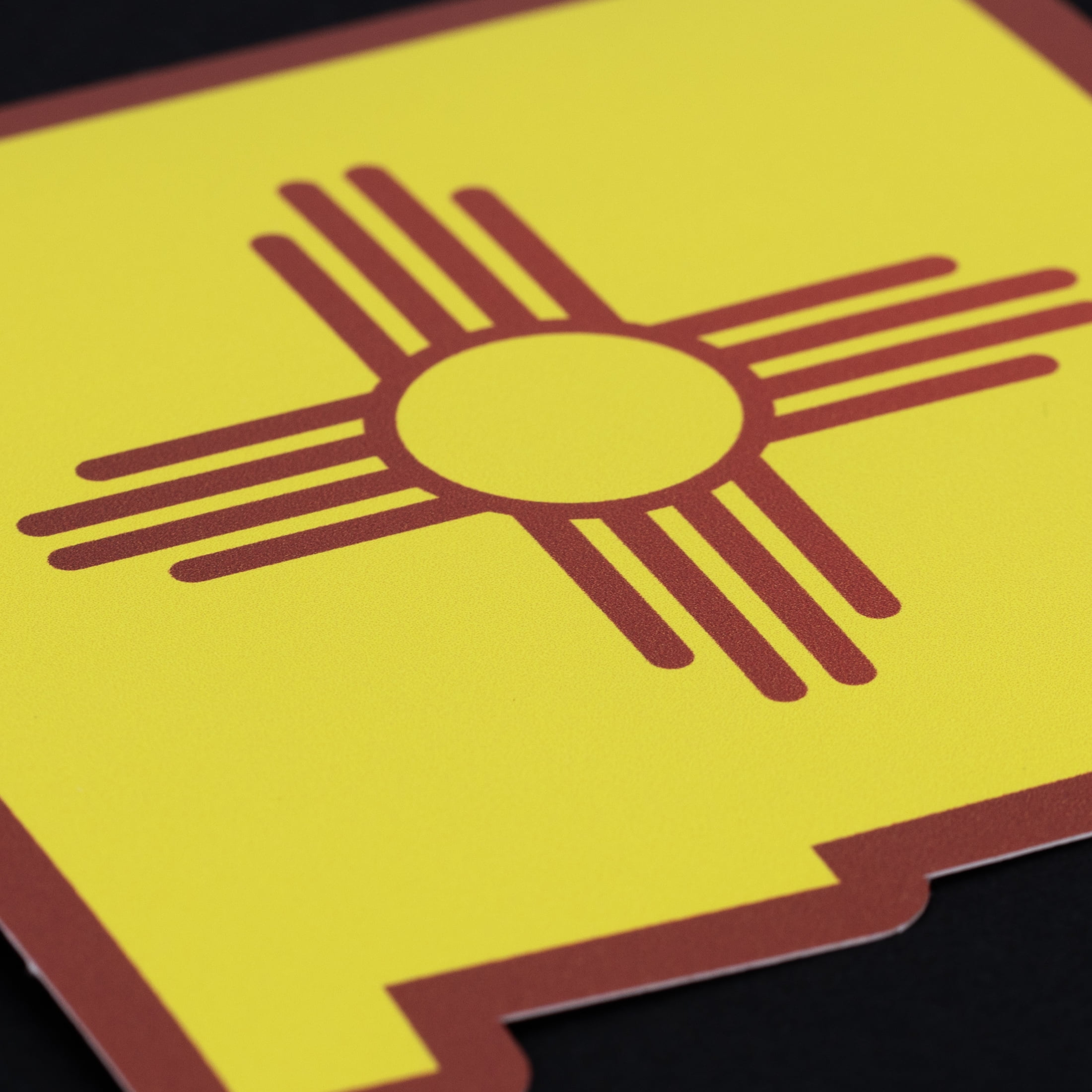 Auto Drive New Mexico State Vinyl Auto Decal, Multicolor, 4.375” x 5”