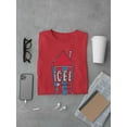 thumbnail image 3 of Classic Cup Design - Retro ICEE 'Coldest Drink In Town' Graphic Men's T-shirt, 3 of 4