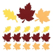 WHAMVOX Thanksgiving Decorative Confetti with Maple Leaves for Multi Color Paper 100Pcs