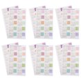 thumbnail image 3 of Weiweiguan 12Pcs Calendar Stickers Index Labels Stickers Diary Hand Account Classify Labels, 3 of 6