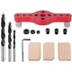 thumbnail image 1 of Kit de plantilla de espiga autocentrante CHAO Herramienta para trabajar La madera Aleación de aluminio Rojo 6/8/10 mm, 1 of 5