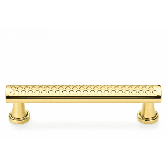 Baldwin 4371030, 3" Gold Brass Polished Brass Cabinet Pulls with Complete Mounting Hardware
