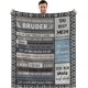 thumbnail image 1 of LHSHID Brother Birthday Gift Blanket Flannel Soft and Comfortable Anti static Bed Sofa Blanket 60x80in, 1 of 5