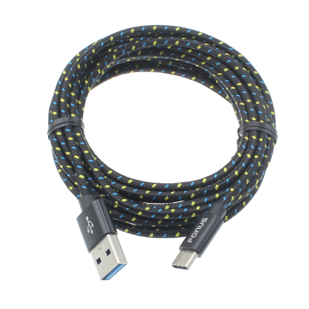 Type-C 10ft USB Cable Charger Cord Power Wire USB-C Z4W for Samsung Galaxy Tab Active Pro S3 9.7 S6 10.5 S5e 10.5 S4 10.5 A 10.1 (2019) S9 Plus, S8 Plus, active S10e S10 Plus 5G Note 9 8 10