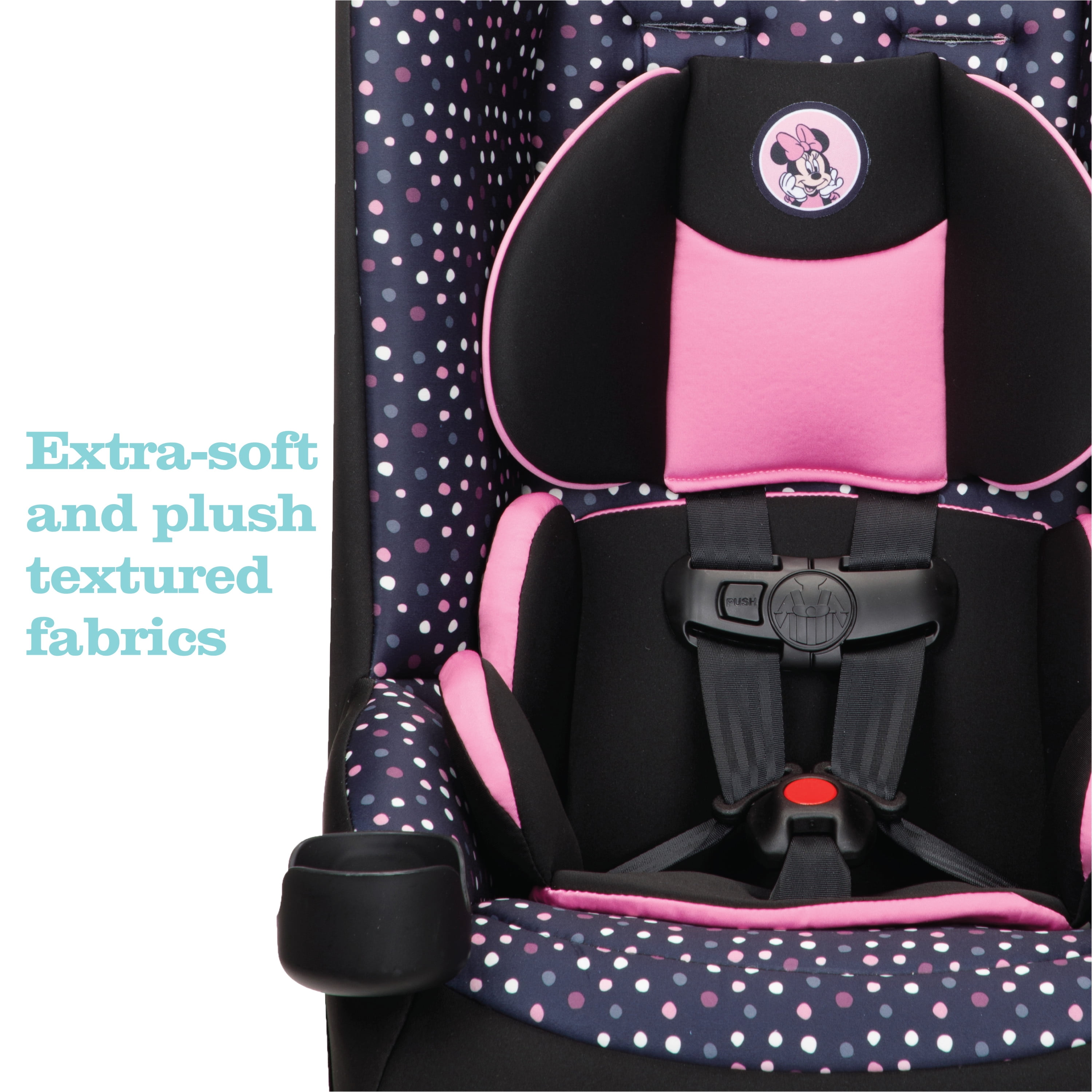 Disney Baby Jive 2 in 1 Convertible Car Seat, Peeking Mickey, Infant & Toddler, Unisex