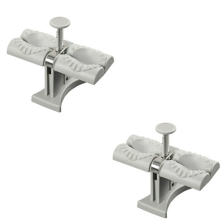 

US 1-2 Pc Household Double Head Automatic Dumpling Maker Mould Wrapper Tools