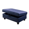 thumbnail image 2 of PonLivingOversized Leather Storage Ottoman with Lid Lifting, for Living Room/Bedroom/Office, 2 of 6