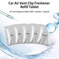 thumbnail image 2 of Ruanlalo 10Pcs Fragrance Tablet Long Lasting Replacement Solid Car Air Vent Clip Freshener Refill Tablet Vehicle Supplies, 2 of 6
