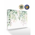 thumbnail image 2 of Green Botanical Wall Art for Living Room,Canvas Picture Wall Decor for Bathroom Bedroom,Pink Spring Floral Eucalyptus Leaves Painting Artwork for Office Kitchen Hallway Dining Room Home Decor 24"x32", 2 of 8