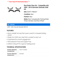 thumbnail image 2 of Rear Brake Shoe Set - Compatible with 2009 - 2010 Chevy Silverado 3500 HD, 2 of 2