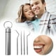 thumbnail image 1 of Fiudx Juego de Palillos de Acero Inoxidable, Herramientas de Limpieza Dental de Metal, Kit de Cuidado Bucal Portátil, Caja de Bolsillo, Masajeador de Canal Auditivo, Diseño Resistente a Rayones, Apto, 1 of 6