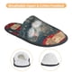 thumbnail image 3 of Balery Vintage American Flag Elephant Pantuflas de Casa de Felpa Silenciosas con Diseño Estampado, Zapatillas Cómodas Antideslizantes de Algodón para Interior-Large, 3 of 8
