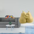 thumbnail image 2 of Estatua De Pera Abrazada, Escultura, Figura De Animal, Adorno Caminante, Sujetalibros De Cerámica, Fina Artesanía, Decoración De Estantería, Regalo, 2 of 8
