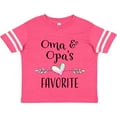 thumbnail image 3 of Inktastic Oma and Opa's Favorite- Heart Grandchild Boys or Girls Toddler T-Shirt, 3 of 5