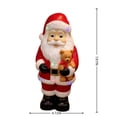 thumbnail image 5 of Clearance! Christmas Decorations, Lighted Santa Claus Resin Figurine Holding Teddy Bear, Color LED Holiday Statue for Tabletop Mantel Covered Porch Home Christmas Gift,7.87", 5 of 6