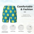 thumbnail image 3 of Rocae Ball Tennis for Men's Swim Trunks Quick Dry With Two Side Pockets and One Lined Patch PocketLarge, 3 of 9