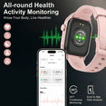 thumbnail image 5 of Memoria Smart watch Fitness Tracker, 1.95" HD Screen Outdoor Sports Watch, Bluetooth Calling, IP68 Waterproof, iPhone & Android Compatible, 10-Day Battery, 100+ Sports Modes for Men Women, 5 of 13