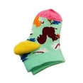 thumbnail image 3 of Sierra Socks Toddler Combed Cotton Ankle Printed Assorted 3-Pack Socks (Animal Fun, 2-4 years (Fits Shoe Size 6-11)), 3 of 4