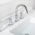 thumbnail image 4 of PARLOS 2-Handle Widespread Bathroom Faucet  with Metal Pop-up Drain Assembly and Supply Lines, Polished Chrome, 4 of 10