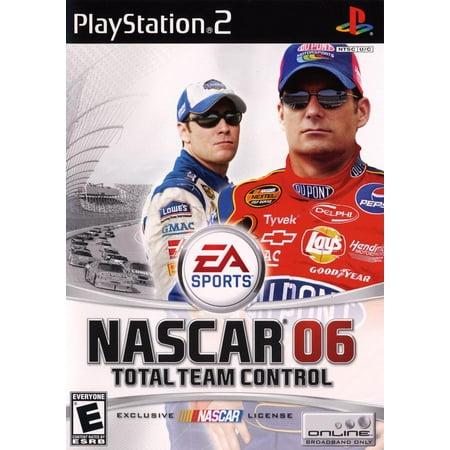 Nascar 2006 Total Team PS2 (Best Nascar Game For Ps2)