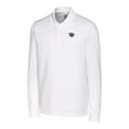 thumbnail image 2 of Men's Cutter & Buck White Cincinnati Bearcats Vault Advantage Tri-Blend Pique Big & Tall Long Sleeve Polo, 2 of 3